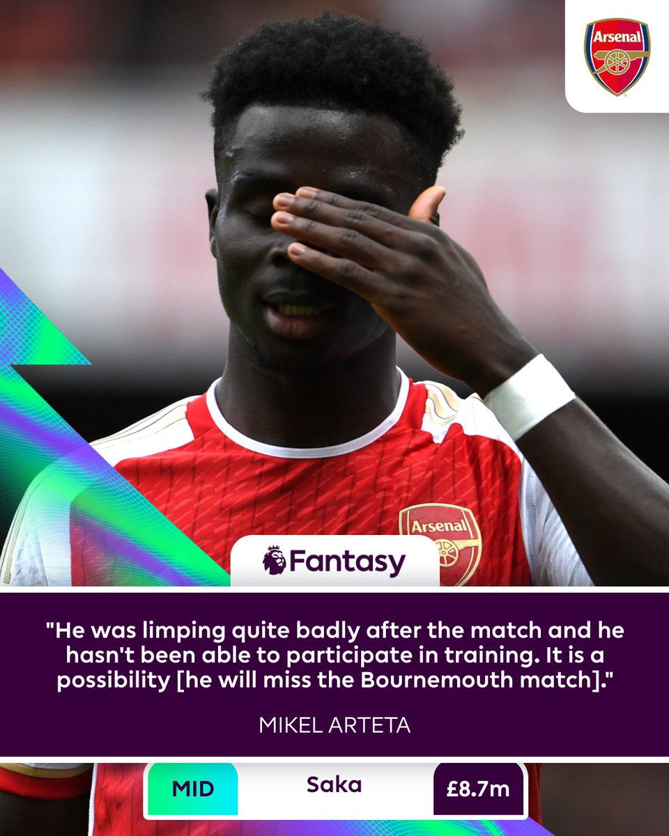 OfficialFPL's tweet photo. How does this affect your Gameweek 7 plans, #FPL managers? 😬 https://t.co/Xmsvxtq0Tv