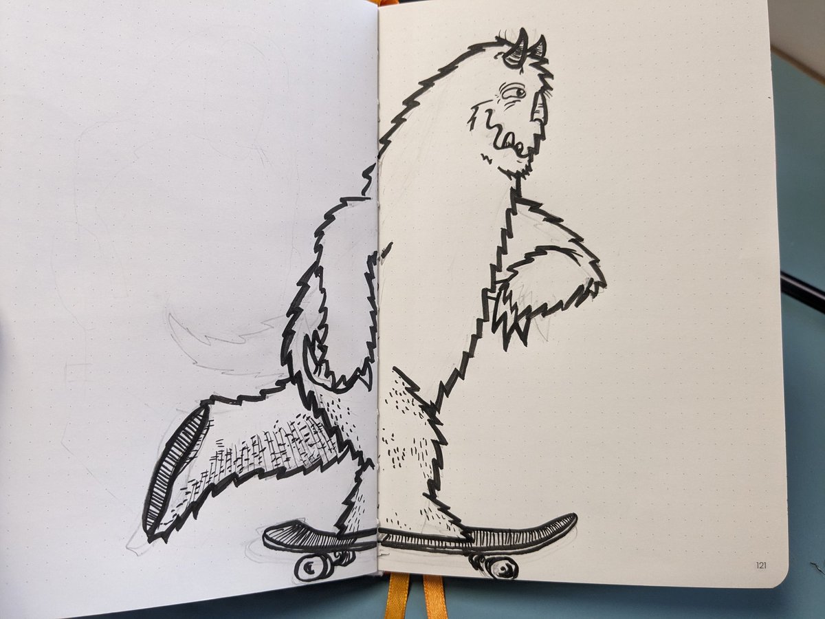ElBorrachon13's tweet photo. #phlip #Doodling #independentartist #fortworthartist #chicanoartist #panthercityart #inkdrawing #tombowfudenosuke #sketchbook #makegoodart #makemoreart #kimberlypencils #halloween #monster #spooky #skateboard #onelove #curtismayfield #soul #keeponpushing https://t.co/GQ2m9eDjLm
