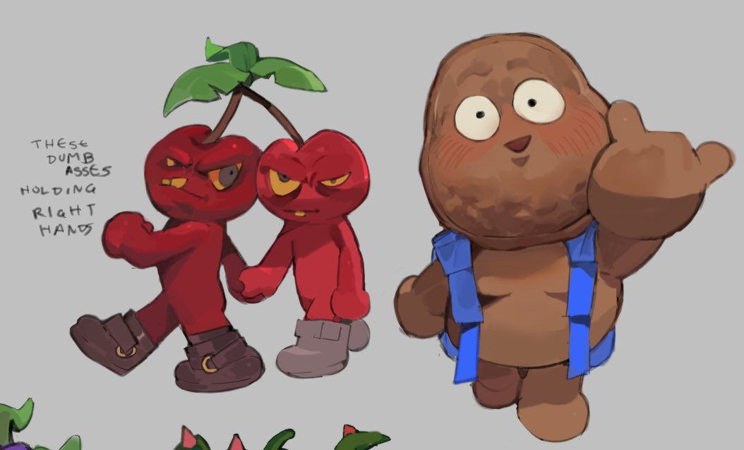 momopatchi's tweet image. Playing with plants vs zombies rpg designs again ….