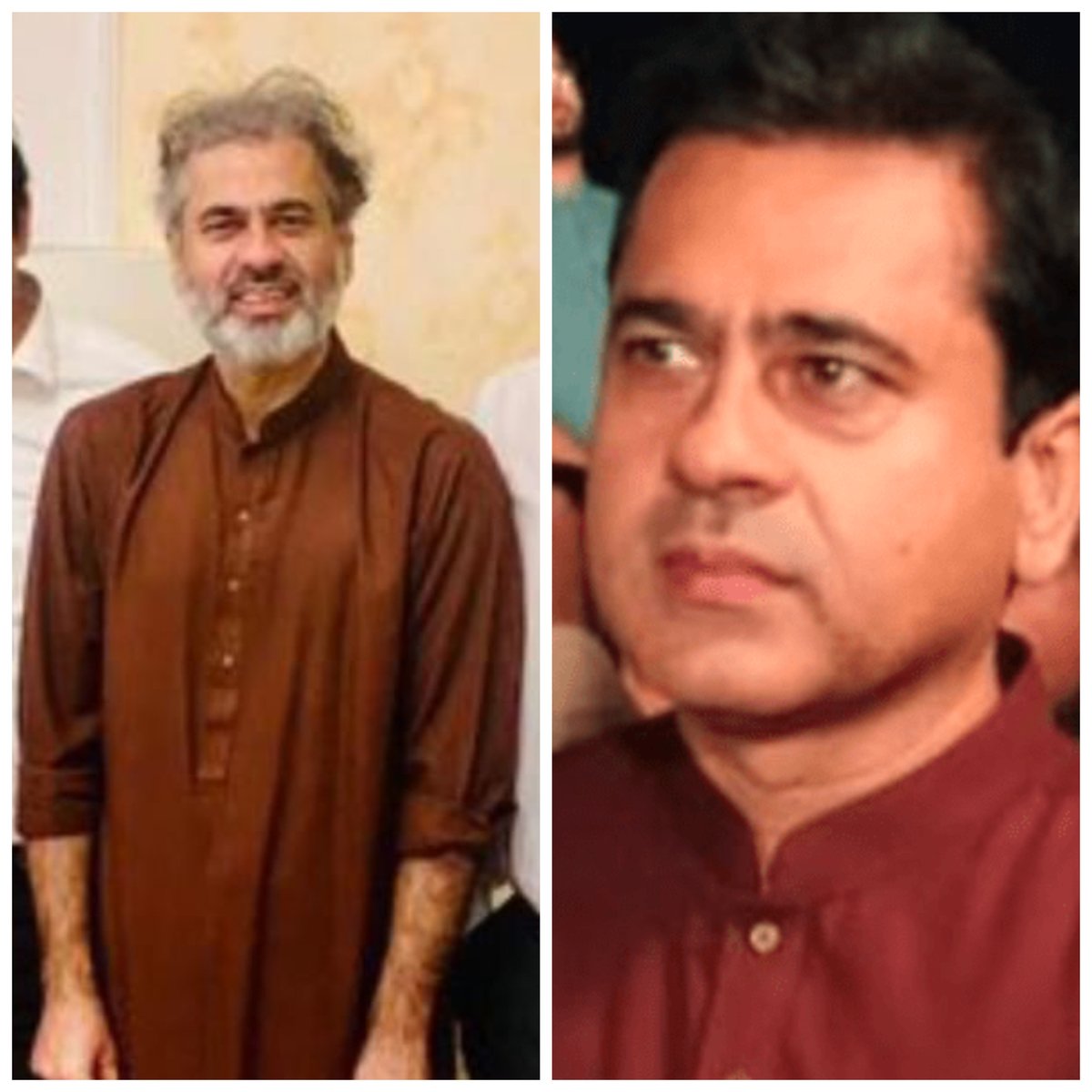 عمران بھائی کی ایک ہی سوٹ میں دو تصویریں۔
یہ تصویریں صدیوں تک پیچھا کریں گی اس نظام کا