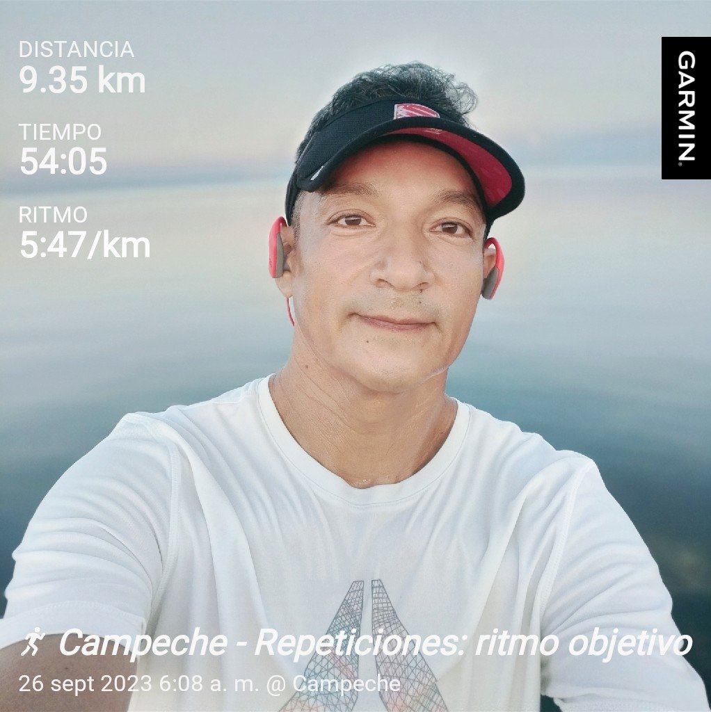 Today's training repetitions of 800 meters greetings