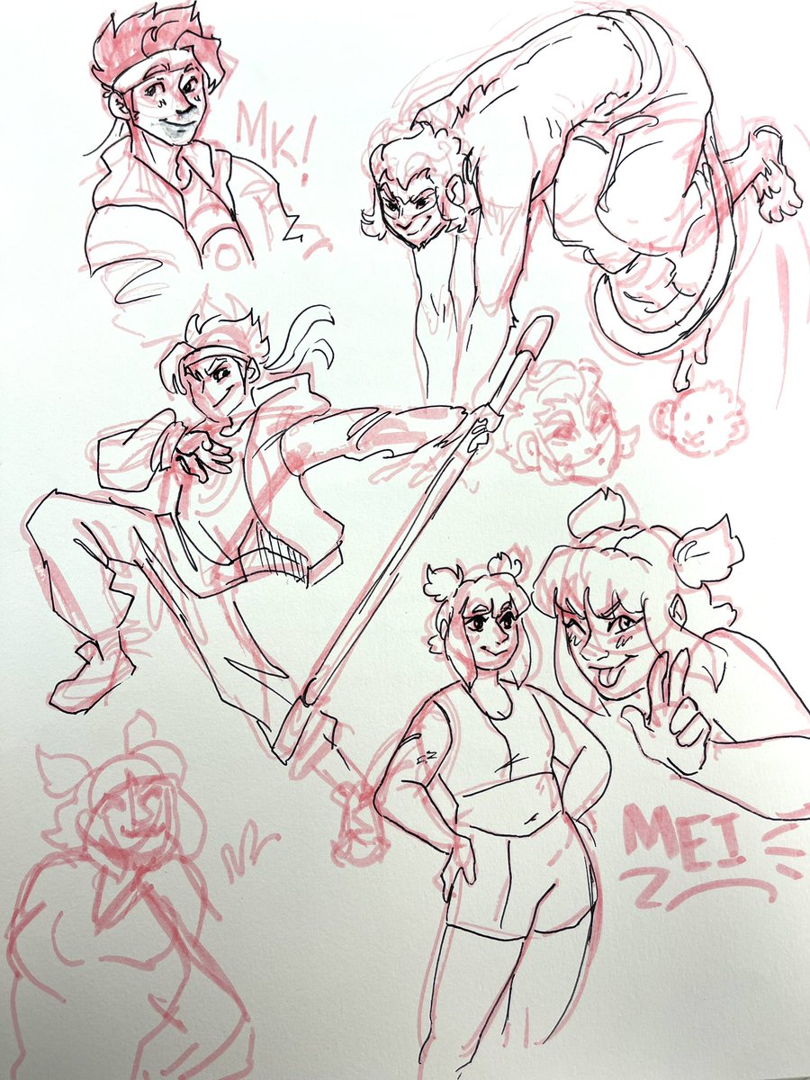 Some monkie kid doodles … feels good to draw them again :3