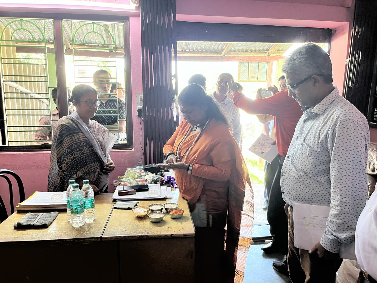 Hon'ble Union Minister of State, Smt. Sadhvi Niranjan Jyoti, honored us with her visit to Fair Price Shop during her Tripura journey, offering valuable guidance to strengthening PDS in the State.
