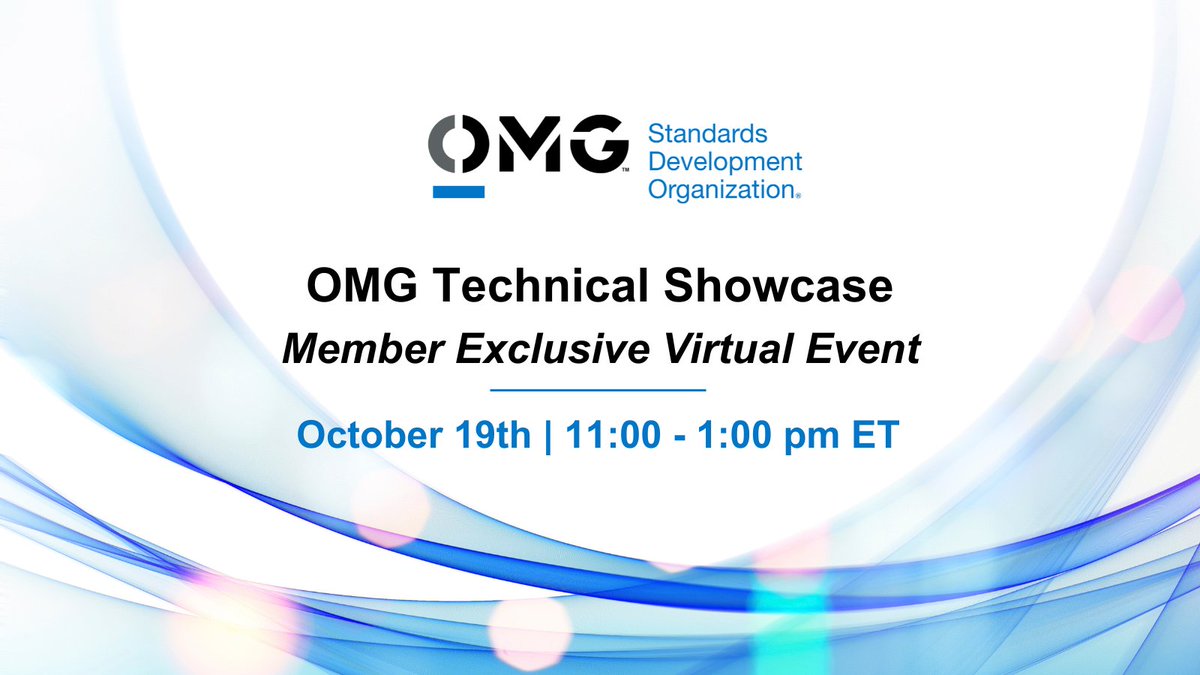 ObjectMgmtGroup's tweet image. New Member Exclusive Free Virtual Event! Check your inbox for your invite - we're hosting a technical showcase to highlight:

- Group Roadmaps for 2023 and beyond
- Key projects, publications, and progress
- How groups intersect and collaborate in OMG SDO

#memberevent