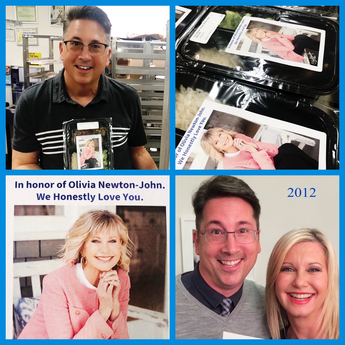 I loved labeling  <a href="/ProjAngelFood/">ProjAngelFood</a> meals for critically ill clients in honor of Olivia Newton-John <a href="/olivianj/">Olivia Newton-John</a> on her birthday. Man, she is missed but her divine spirit of love, acceptance, and resilience lives on. <a href="/marieosmond/">Marie Osmond</a> &amp; <a href="/MikeCaprio/">Michael Caprio</a> holding you in my heart today &amp; always.