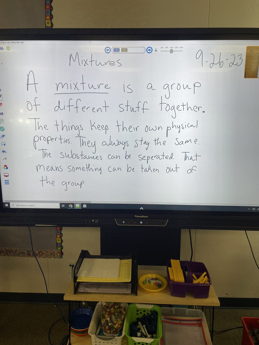 We started with a hard to understand definition and discussed the scientific words.  Then the kids and I wrote a paragraph.  Tomorrow we will have trail mix while reviewing the paragraph we wrote together!!!  @McKamyElem @CFBISD @mpruitt1 #lovemckamy #emergentbilingual