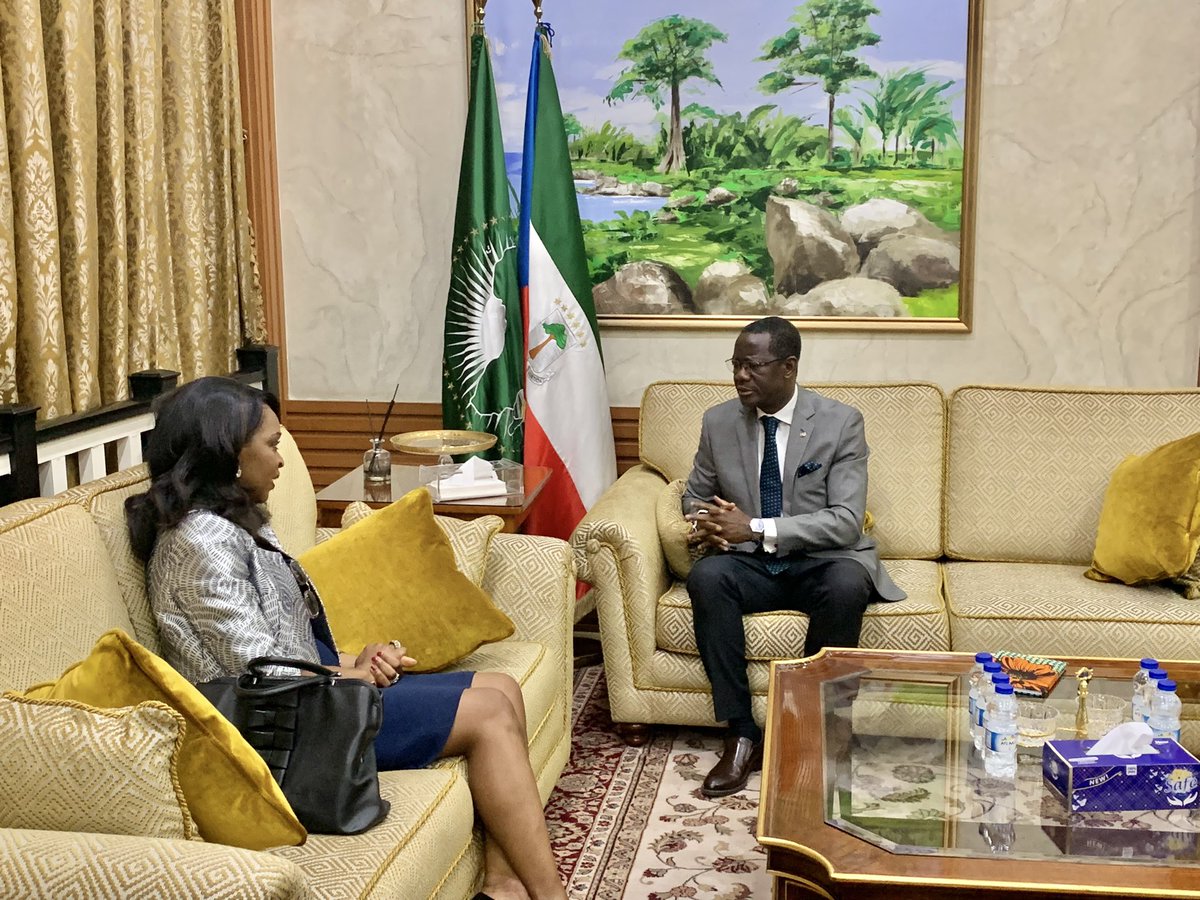 de_etiopia's tweet photo. La Organización Internacional de la Francofonía, a través de su nueva Embajadora ante la #UA, Nefertiti TSHIBANDA, ha felicitado este martes a #Guinea #Ecuatorial por su papel en pro de la Paz, la Estabilidad y la seguridad en África Central. https://t.co/I4yTh52q0U