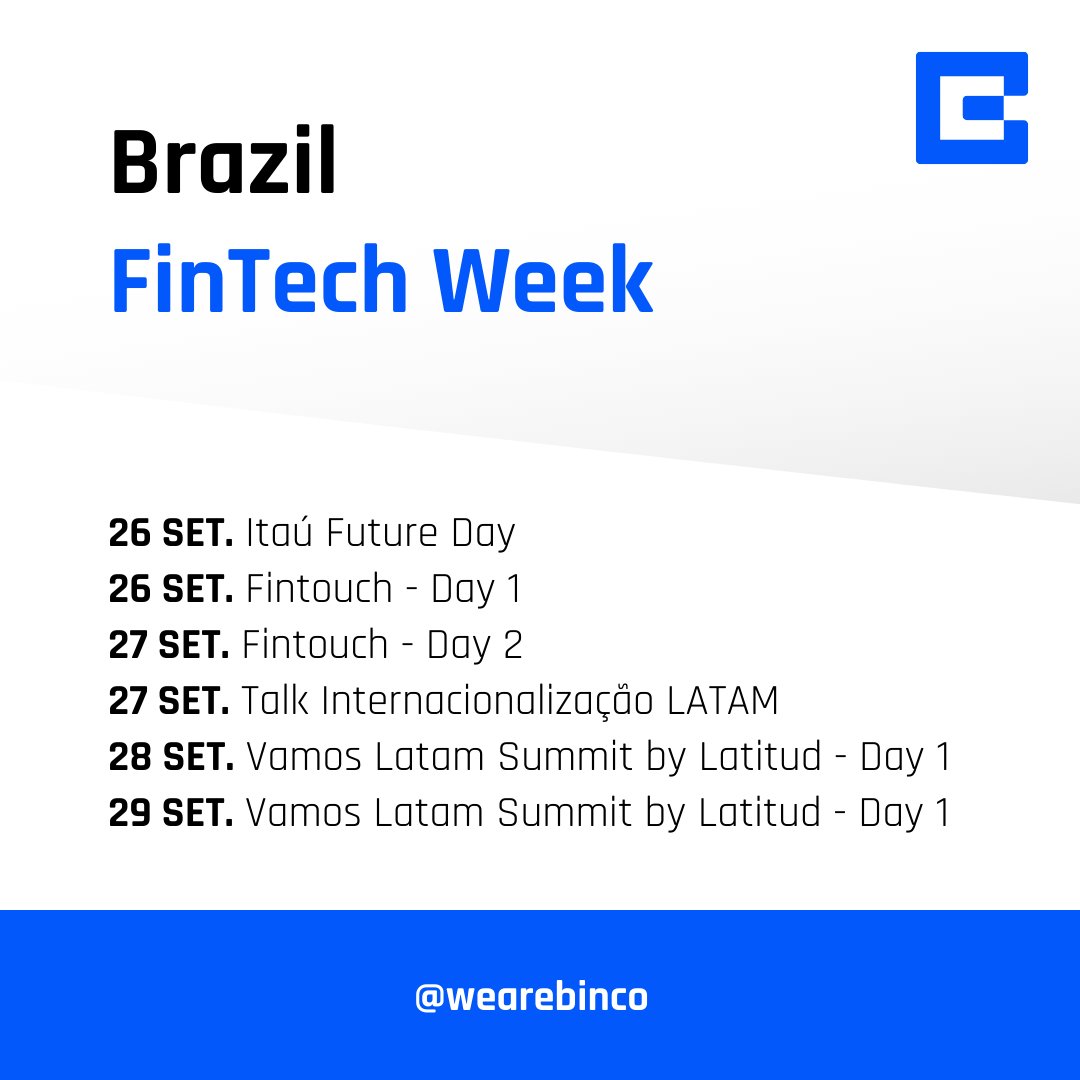 <a href="/diego_mazzone/">Diego Mazzone</a> and <a href="/FacuGoyen/">Facundo Goyeneche</a> are in São Paulo 🇧🇷 for a week packed with events, meetups, and networking 🚀

Drop us a line!
#fintech #payments #issuing #b2b