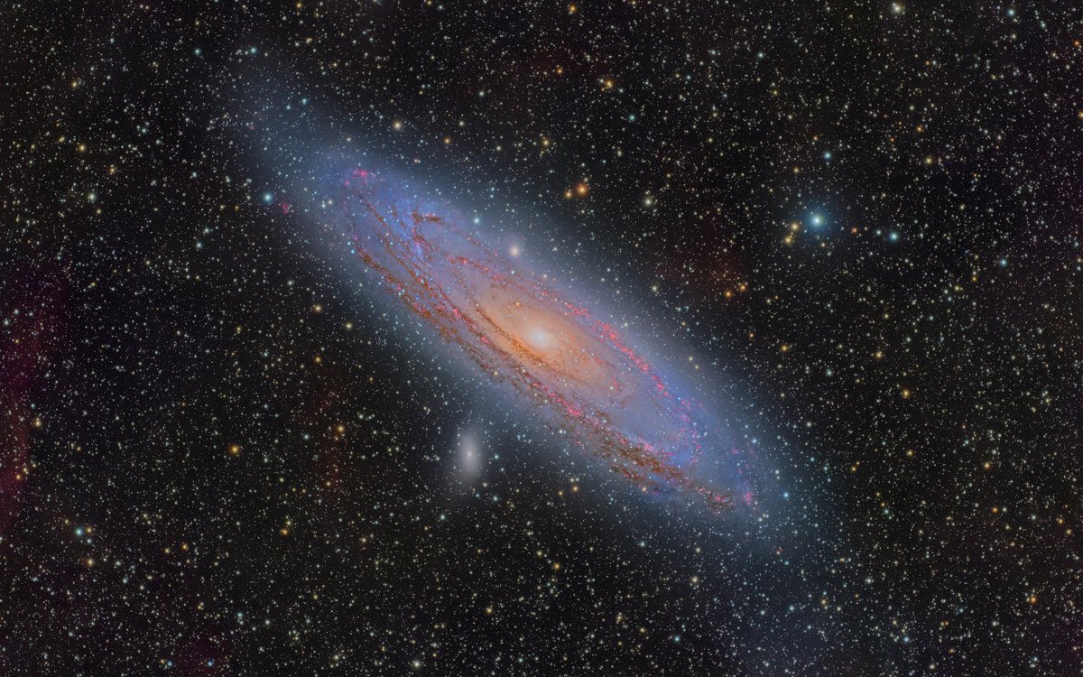 AJamesMcCarthy's tweet photo. Some of my favorite photos I’ve captured of other galaxies. These were all captured from my backyard using modest equipment. Other galaxies are so large in the night sky you don’t need a huge telescope to capture them! https://t.co/4GqFvno3OW