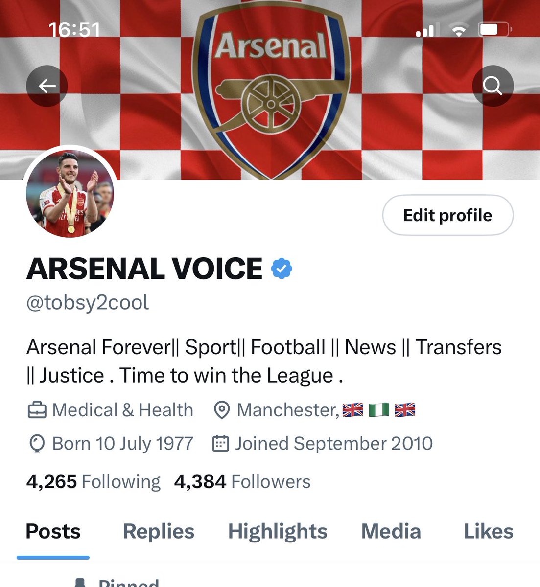 ARSENAL VOICE tweet media