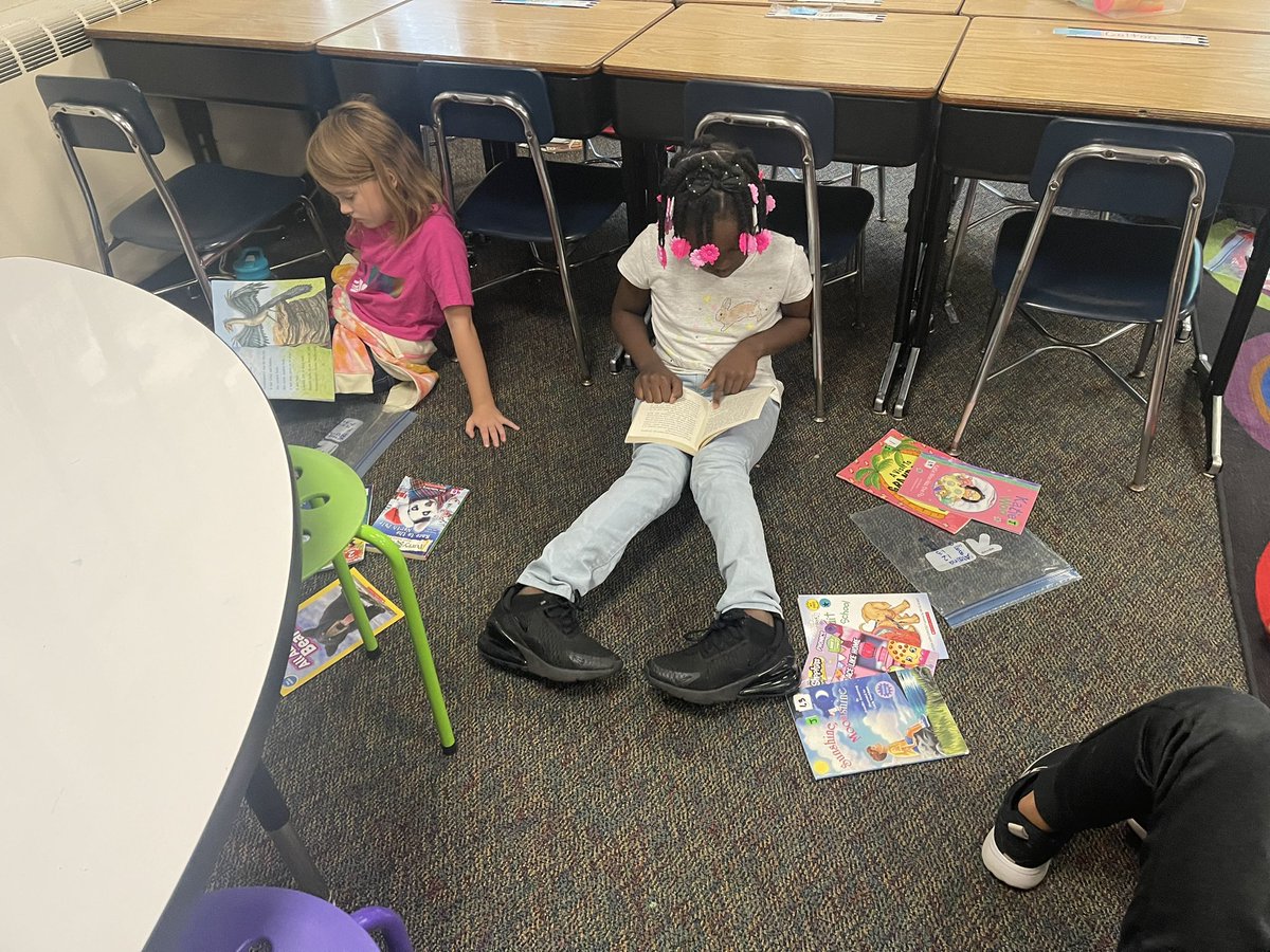BohmSecondGrade's tweet photo. Working on building stamina during read to self time! @SyringDragons @swartz_creek https://t.co/2aGSDK17D5