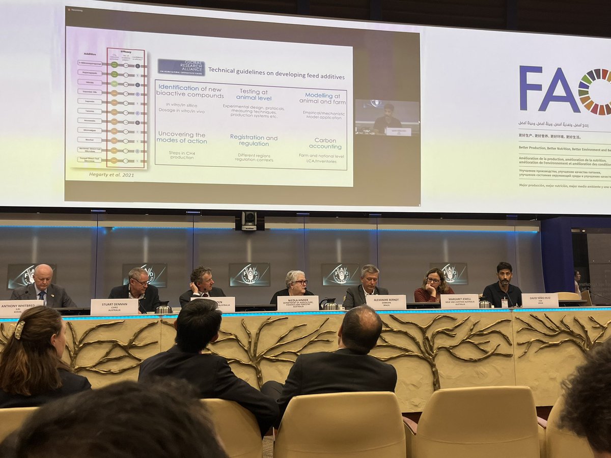 Side event at FAO as an overview on the technical options to reduce climate impact of ruminant livestock, with reports from Spain, Australia, Kenya and Brazil. Climate impact reduction solutions are real options. Reducing the herd size is not a viable option because of too much