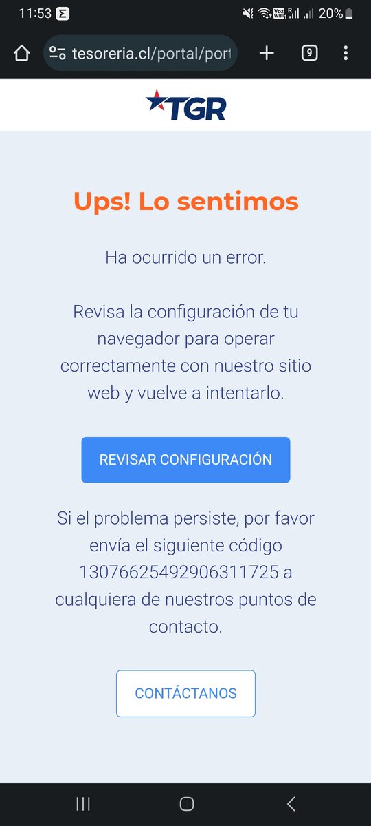 JosephMoutinho's tweet photo. @tgrchile @Superpensiones @SubseHacienda @previsionsocial @BancoEstado @MigracionesCL no puedo realizar el pago relacionado a una visa temporal me arroja el siguiente error https://t.co/ozoAnWGdE2