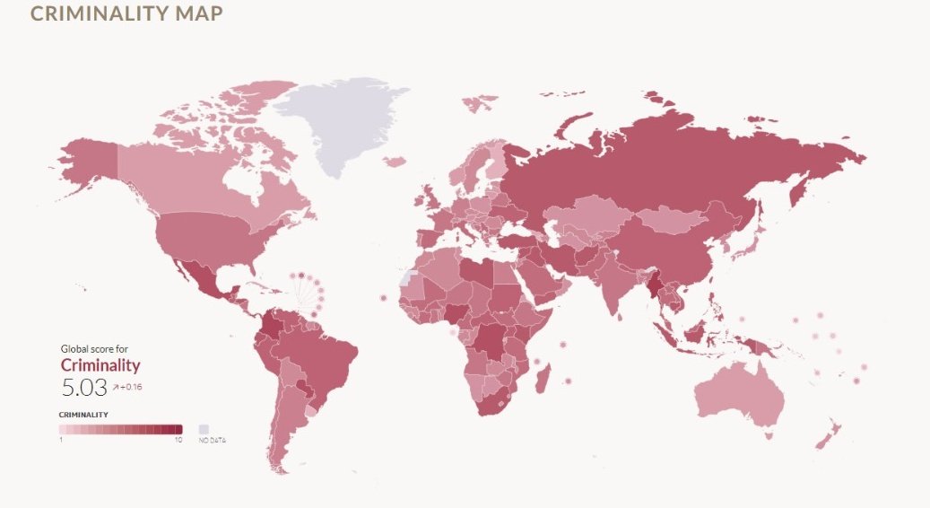 Global Organized Crime Index 2023

1. Myanmar🇲🇲
2. Colombia🇨🇴 
3. Mexico🇲🇽
4. Paraguay🇵🇾
5. Congo, Dem. Rep.🇨🇩
6. Nigeria🇳🇬
7. South Africa🇿🇦
8. Iraq🇮🇶
9. Afghanistan🇦🇫
10. Lebanon🇱🇧

<a href="/GI_TOC/">Global Initiative</a>