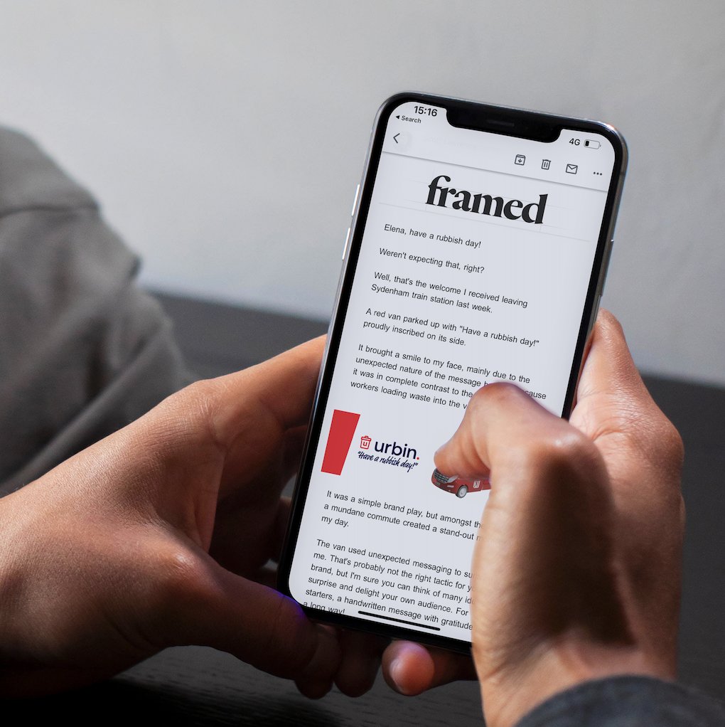 ⎾FRAMED⏌ - Our first issue of the newsletter is out!

We’re proud and excited to share our musing each week - we’ll highlight insights into business, branding and marketing from one of the team.

If you haven’t already, subscribe here; scottlawrence.london/framed

#digitalagency