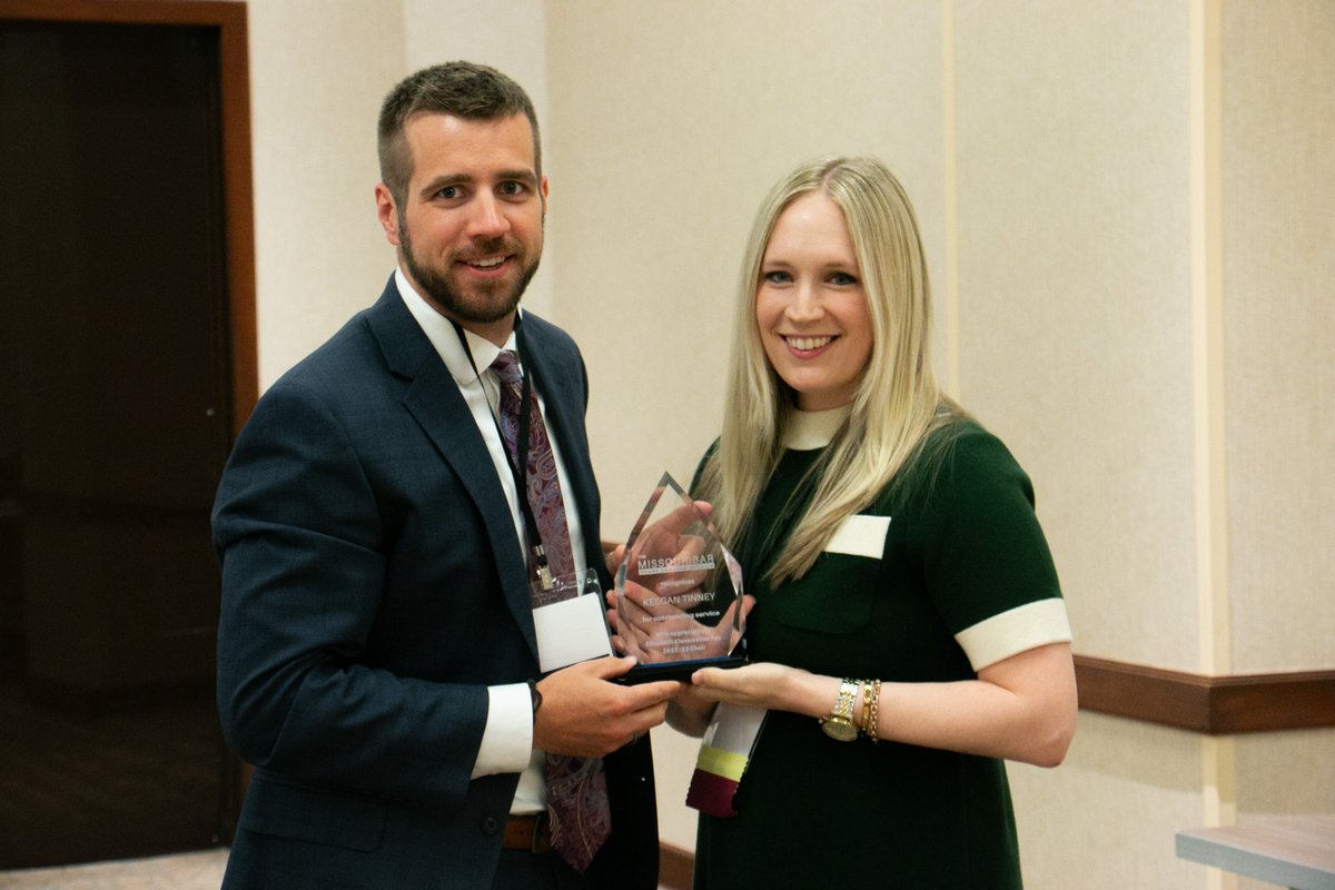 Congratulations to the inaugural JoEllen Engelbart Awardee &amp; 2023 YLS Chair Awards recipients! These awards honor outstanding YLS council members &amp; were presented during  #MoBarMeet23. Learn more here--> ow.ly/oSPJ50PPIWl #MOLawyers