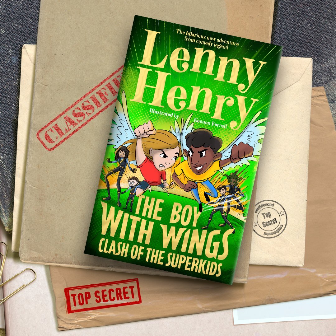 Woohoo! Join Tunde on his next super-secret, super-powered mission in my new book: The Boy with Wings: Clash of the Superkids - a hilarious, action packed story, illustrated by the brilliant @slicartist Pre-order your copy now: buff.ly/3ROdEYP