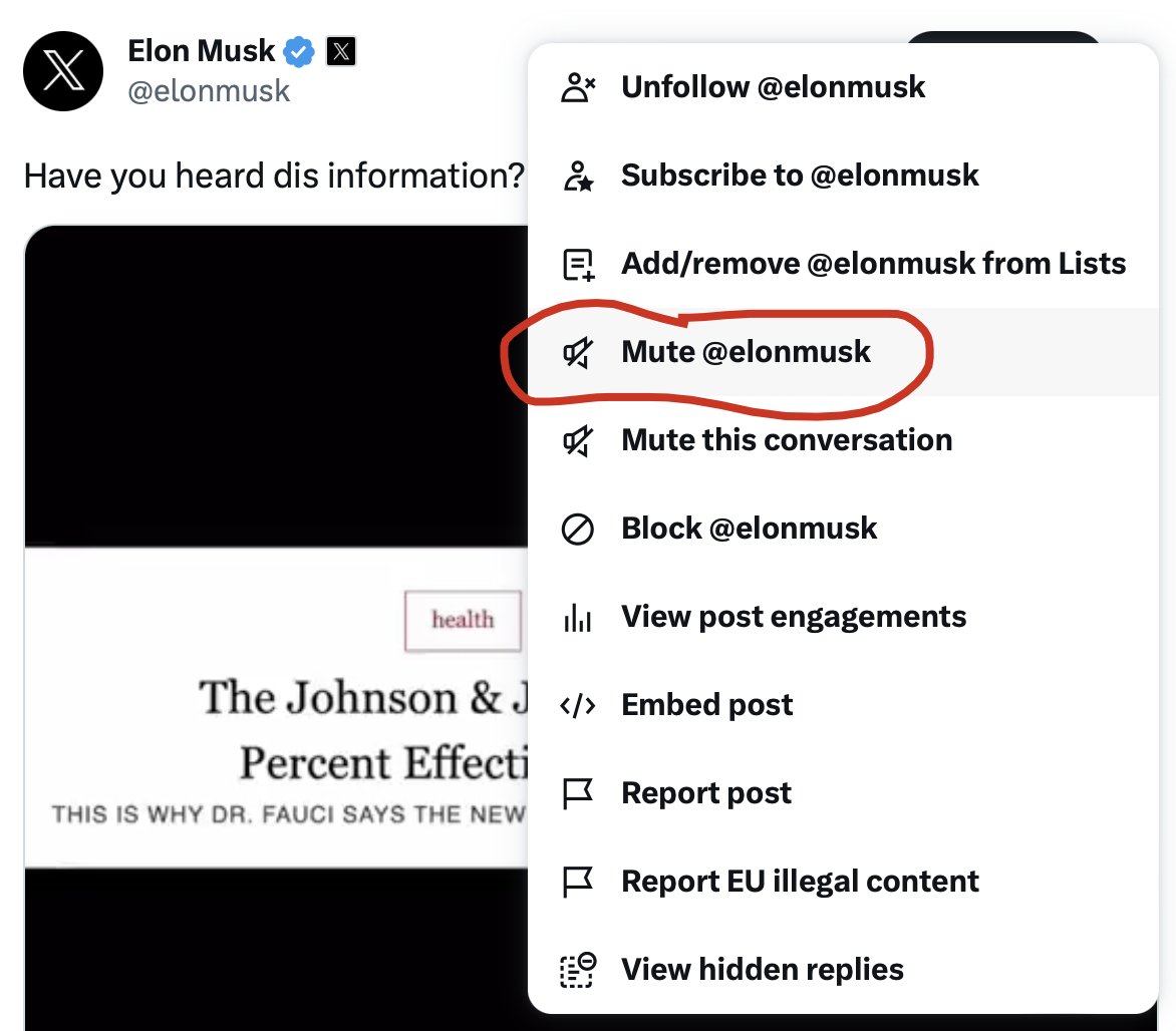 burnt79's tweet image. The only way I can bear this platform any longer. Seriously. 🙄
#MuteElonMusk #Twitter #X