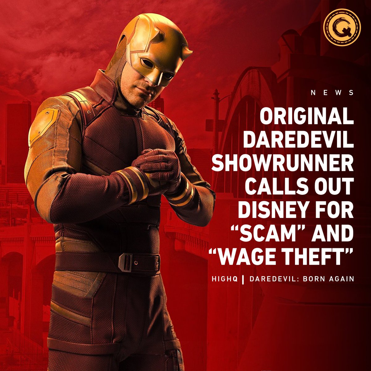 616updates's tweet image. Over the past few days, Steven DeKnight, the showrunner behind Netflix's Daredevil series, has been calling out Disney for a "scam" that may be continuing with Daredevil: Born Again – and it's all in the name.

Follow @highqmag for daily updates and news. ⚡