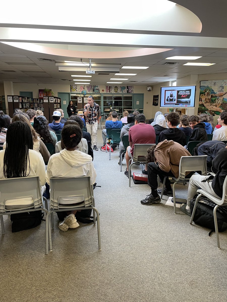We were thrilled to welcome <a href="/CodyCoyoteMusic/">Cody Coyote</a> who helped us explore how the power of music, writing and art can bring about healing. #PiusHOPE <a href="/ocsbindigenous/">OCSB Indigenous Ed</a>