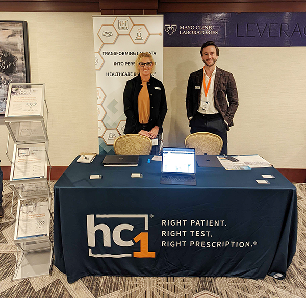 hc1dotcom's tweet photo. It's a great experience to communicate face-to-face with so many fellow lab and health system professionals here in Chicago @MayoClinicLab Leveraging the Lab! Be sure to stop by our booth #13 and say hello. We'd love to meet you!  #LabInsights #PoweredByhc1 #LeveragingtheLab https://t.co/HzaMEKu1FQ
