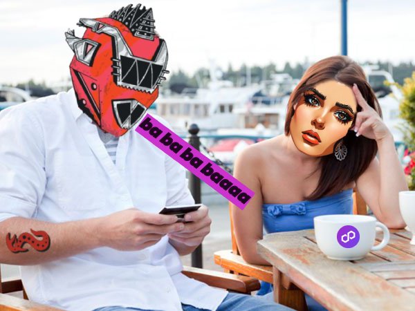 Generalscrazyex's tweet image. Well if you where wondering what a romantic date with legendary #RIGZ founder looks like👇
I can assure you that he gives more love to his buddy bots which he is showing you one by one than me🥲.
@RIGZNFTs and @0xPolygon are the best couple for sure. Happy for you two 😒.