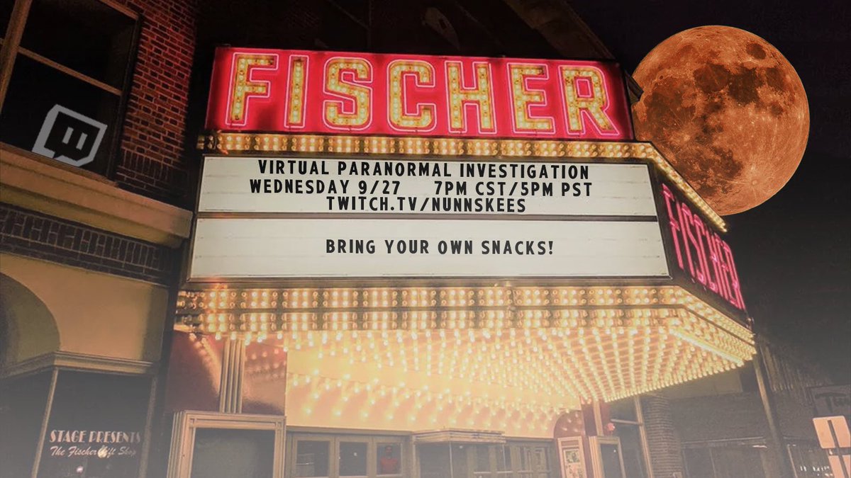nunnskees's tweet image. TOMORROW NIGHT join us for a virtual paranormal investigation of the famous &amp;amp; historic Fischer Theatre! There is so much history here &amp;amp; some of it still lingers 👀

See you tomorrow at 7pm CST!
