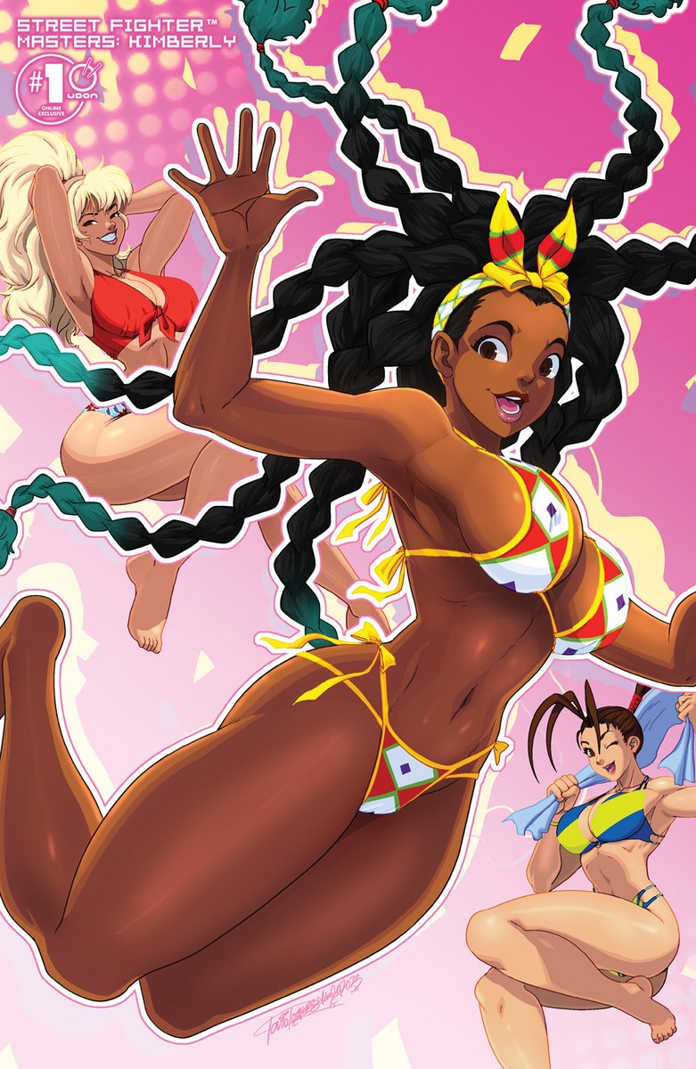✨PRE-ORDER ALERT!✨Reserve your #Streetfighter Masters: Kimberly #1 UDON Store Exclusives now! Featuring cover art by <a href="/TovioR/">Tovio Rogers/commissions open</a>, the Bikini Ninja Gals cover is limited to 250 copies! Don't wait, shop the UDON Store today! 

store.udonentertainment.com/collections/st…