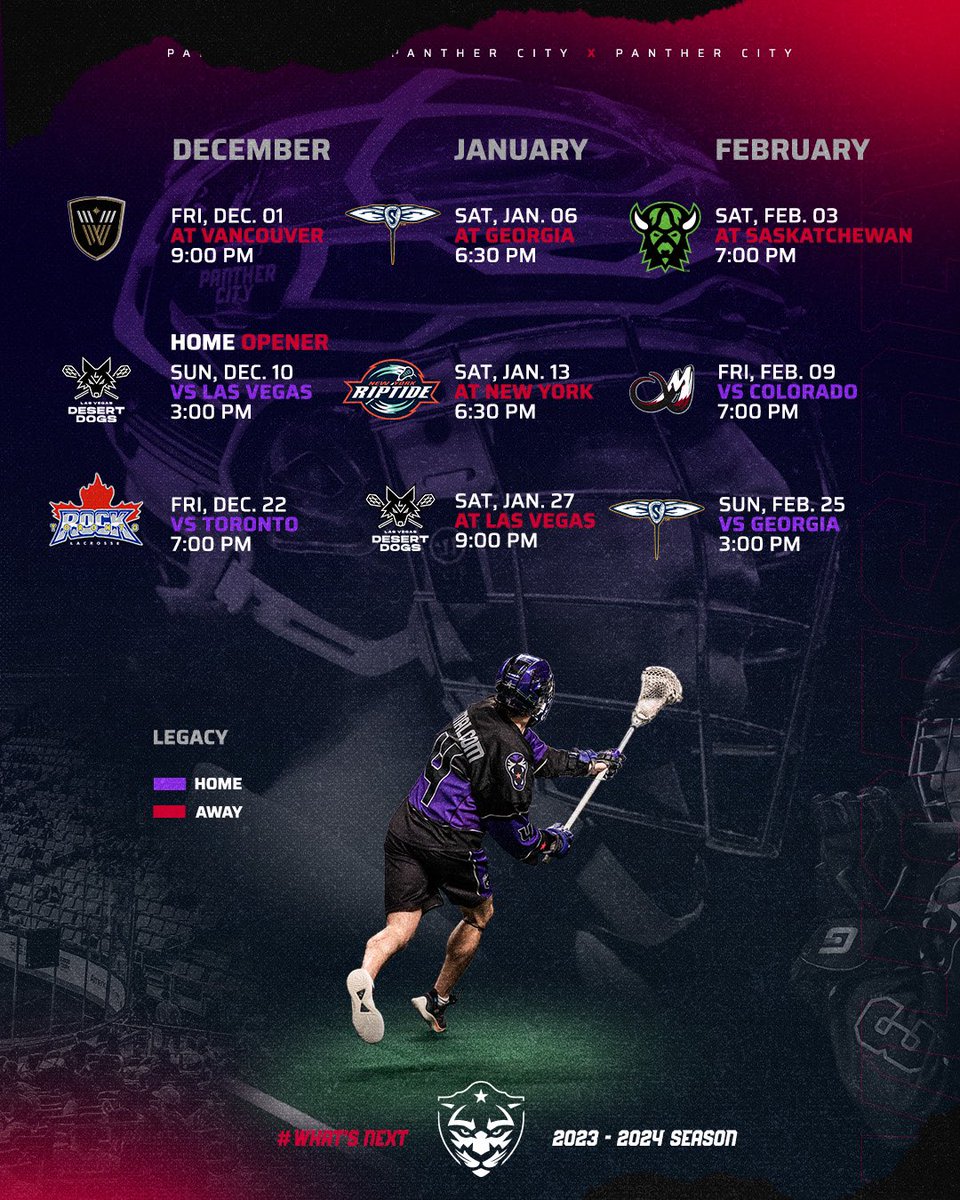 Panther City Lacrosse Club tweet media