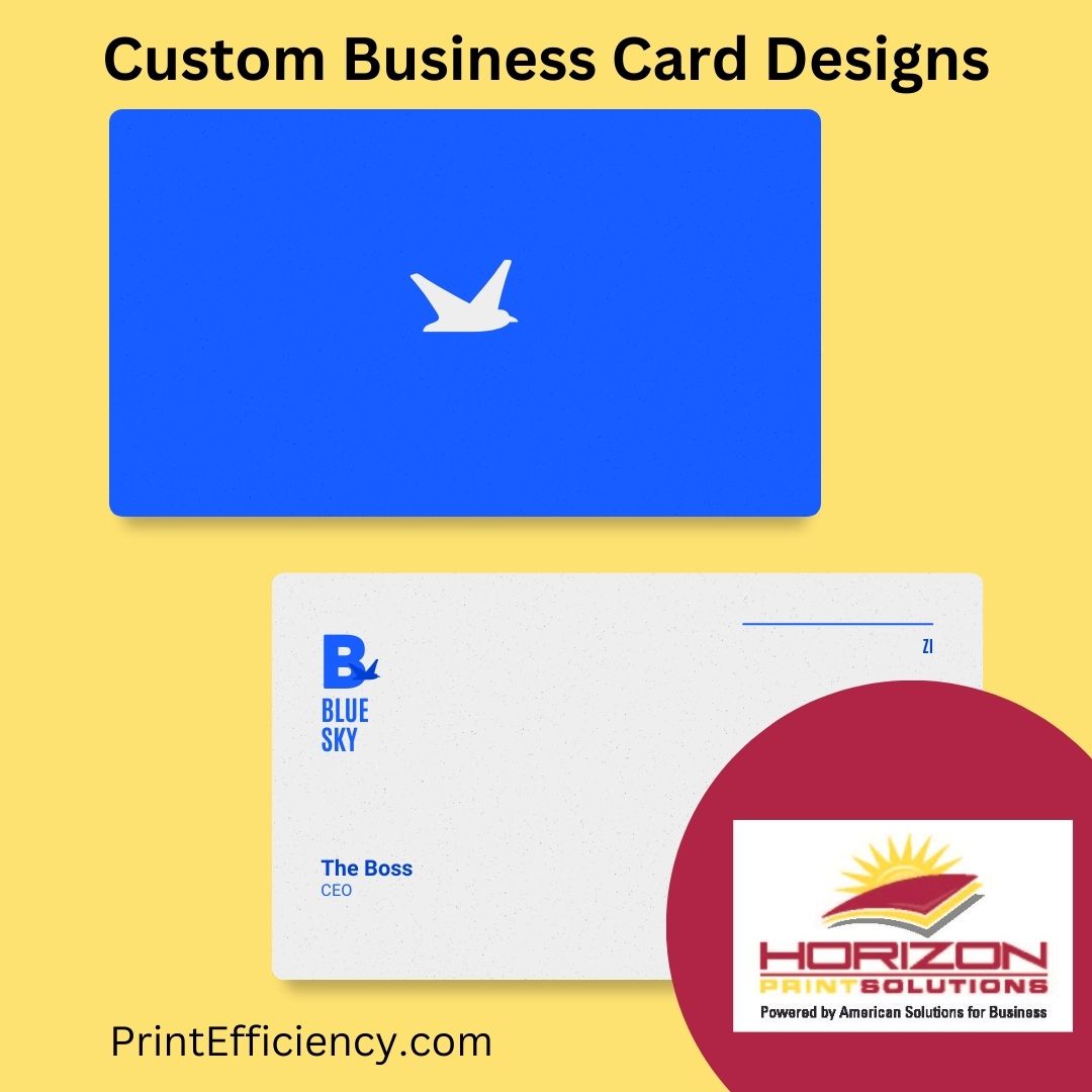 HorizonPrintSo1's tweet image. Business cards are an essential tool to promoting your business. Have our team create a custom design with features to help you stand out from the crowd. Get started with Horizon Print Solutions today printefficiency.com
#HorizonPrintSolutions #BusinessCards #CustomPrint