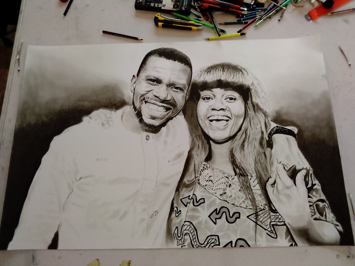 Pencil on Chromo paper