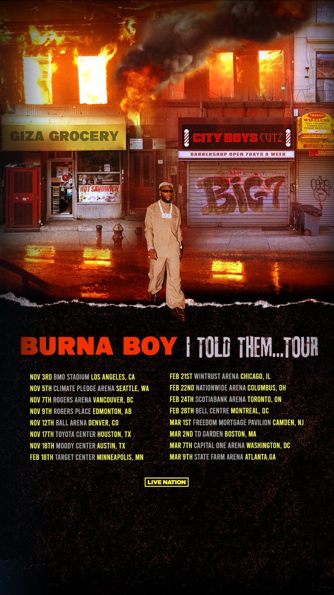Burna Boy tweet media