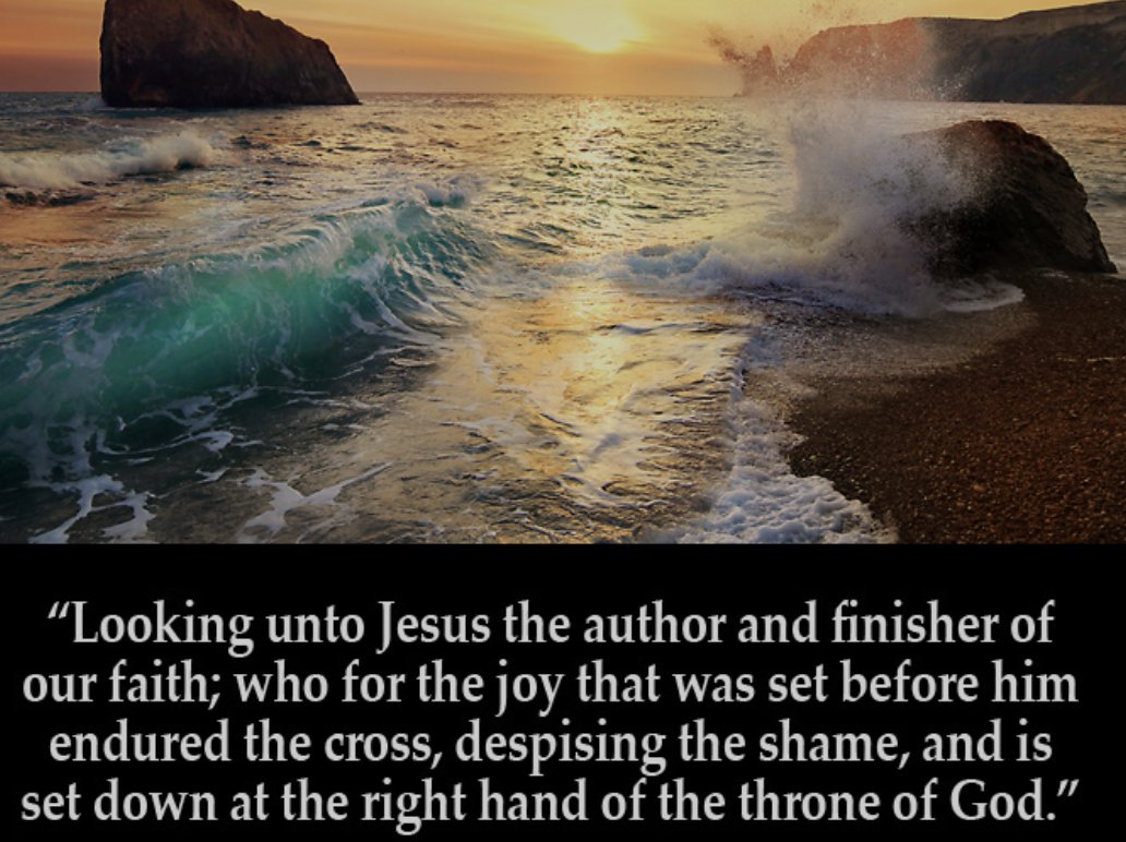LeahAhavah's tweet image. Hebrews 12:2 
looking unto Jesus, the author and finisher of our faith, who for the joy that was set before Him endured the cross, despising the shame, and has sat down at the right hand of the throne of God.

#layasideeveryweight #endurance #faithrace #setB4us #joysetbeforeHim