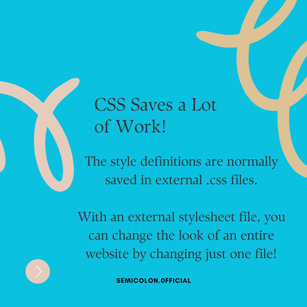semicolon0ff's tweet image. CSS
.
@semicolon0ff
.
#css #cascadingstylesheet #learncss #semicolonsoftwarehouse