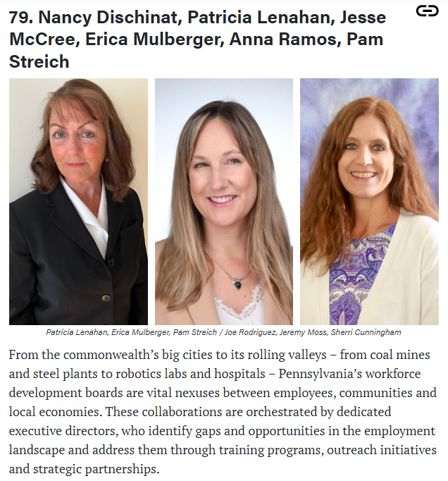 AdvCentralPA's tweet photo. Advance Central PA is proud to share that our Executive Director, Erica Mulberger, was featured on the @CityAndStatePA 2023 Labor Power 100 list! Congratulations to Erica on this deserving recognition of her commitment to #CentralPA! https://t.co/p0RnBoDTkX https://t.co/bjizVe6JPo