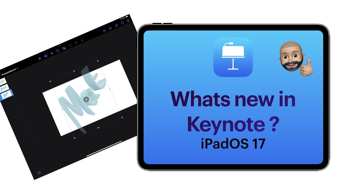 mat6453's tweet photo. Loving some of the new features in the Keynote update.  I dived in a took a quick look at; 
What's new in Keynote in iPadOS 17? 
I especially love the opportunities that designing your own 3d models can bring
https://t.co/cRQcZGyagy 
#AppleTeacher #AppleLearningCommunity https://t.co/AQgogxgixF