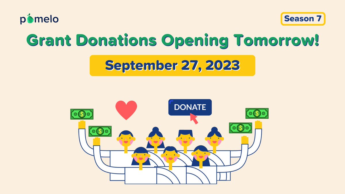 Tothemoon_Park's tweet photo. Donations start tomorrow for Season 7 of Pomelo Grants.
https://t.co/DYMtK8q9Ux
#EOS $EOS #NewEOS #EOSReturns #Antelope #EOSEVM #IBC #ENF
#DeFi #Web3 #Pomelo
@EosKorean @PomeloGrants https://t.co/wLY6Hc9VQQ