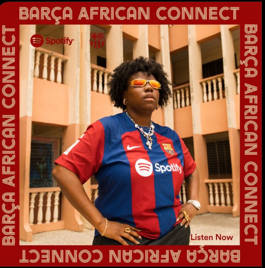 Afro_Specials's tweet photo. TENI is the face of the Barcelona African Connect playlist on Spotify as part of an upcoming global campaign with the two brands.

She does big things without saying a word. Big game player. https://t.co/xua0jYOTSI