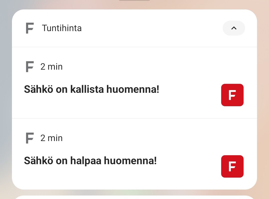 Ja sit väitetään et sähkömarkkinoiden seuraaminen ja ymmärtäminen olis muka vaikeaa