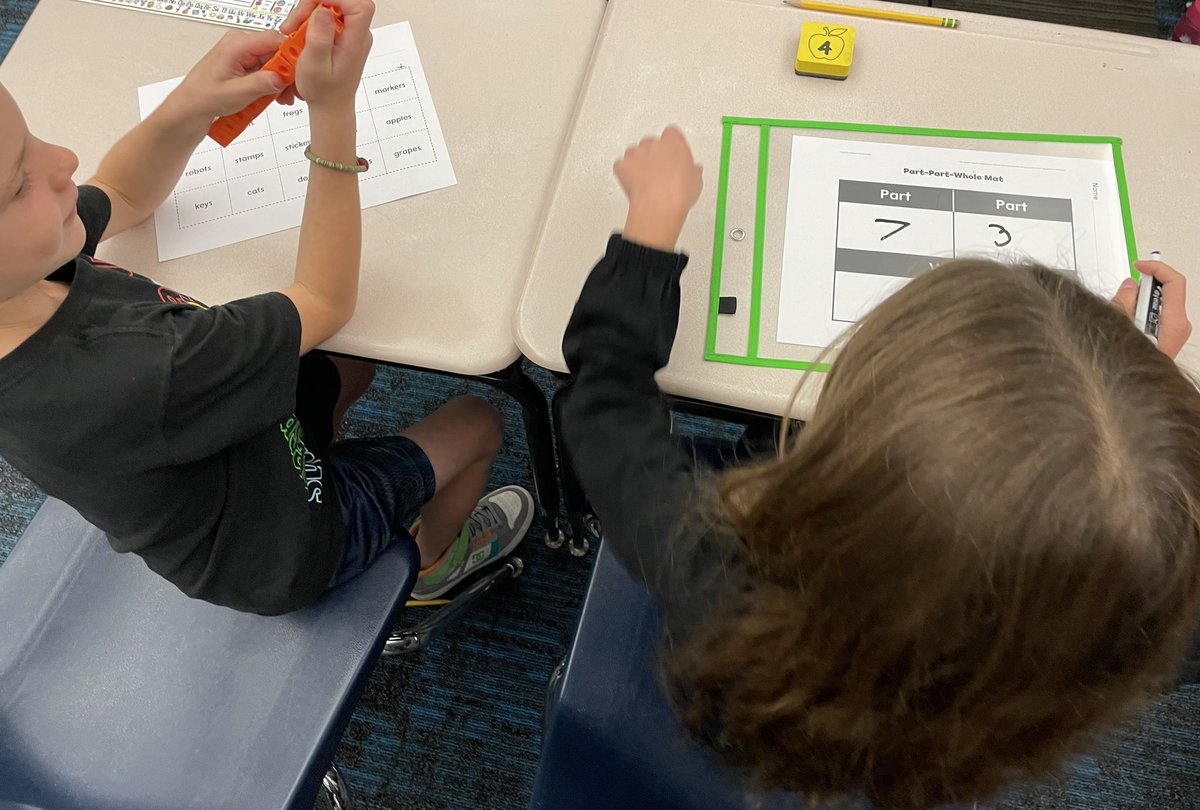 matthewjscott1's tweet photo. 2nd grade Core Knowledge Ss @CatherMPS are looking for unknowns when they add and subtract. Part-part-whole mats and number charts are great tools to help us! @MPSElemEd #MPSmathmindset https://t.co/IvEGAnQV94
