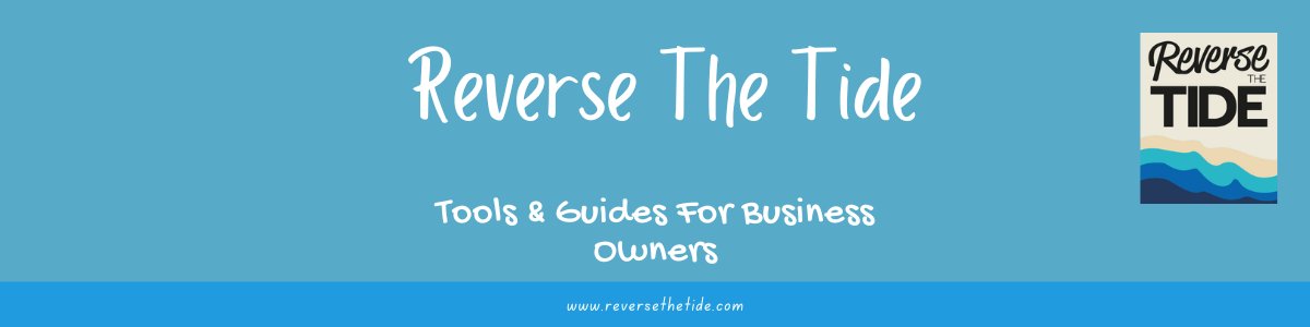 Do you need some help with your business? We have some great tool and E-books to support you on your journey.  Check them out and see how we can help reversethetide.etsy.com #business #strategy #performance