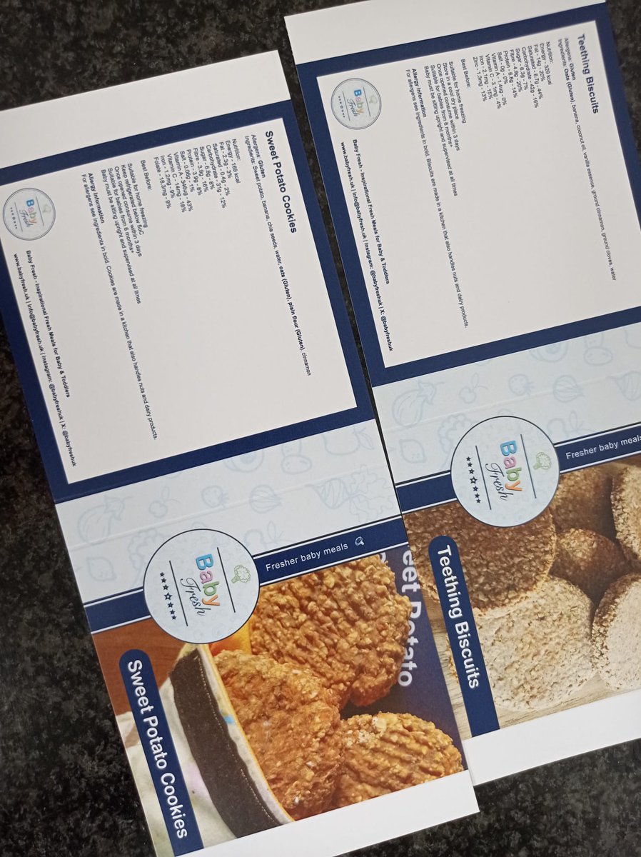 Check out the new #packaging that #QueenOf winner <a href="/BabyFreshUK/">Baby Fresh UK</a> is using for their Teething Biscuits and Sweet Potato Cookies! :-) #SmallBusiness #Teething #Belfast