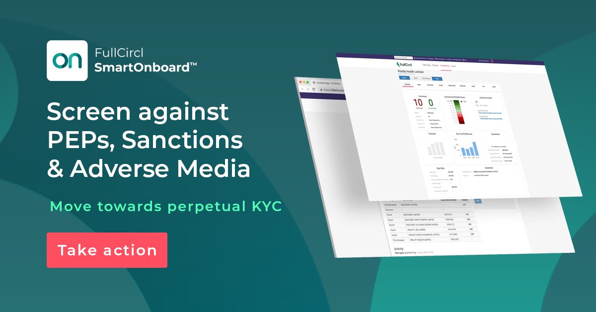 Stay on top of compliance requirements and choose SmartOnboard to perform KYC, KYB and AML checks by screening against PEPs, Sanctions, Adverse Media, and Credit. hubs.li/Q023r1c70