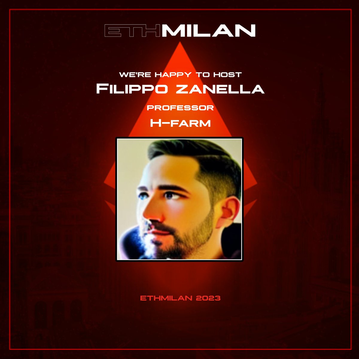 eth_milano's tweet photo. 🗣️ New Speaker Announcement!

✨ @filippozanella from @hfarmspa

🎫 Buy your ticket https://t.co/RT9uhTVT5v https://t.co/eE9TjCo72X