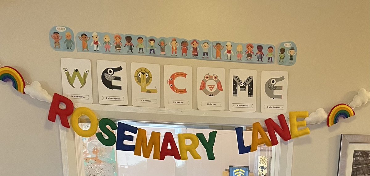 Welcome to a new academic year at Rosemary Lane Nursery School 🌈