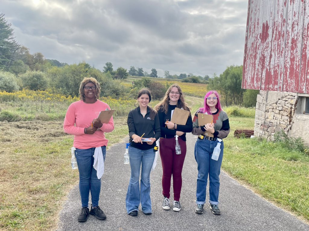 PflaumerGISA's tweet image. District Soil Judging today for these members!