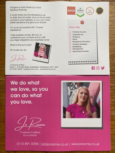 Are you looking for an #accountant? Check out #QueenOf winner <a href="/bookkeeping_jo/">Jo Roome Chartered Certified Accountants</a>! :-) #SmallBusiness #ACCA #QuickBooks #Nottingham
