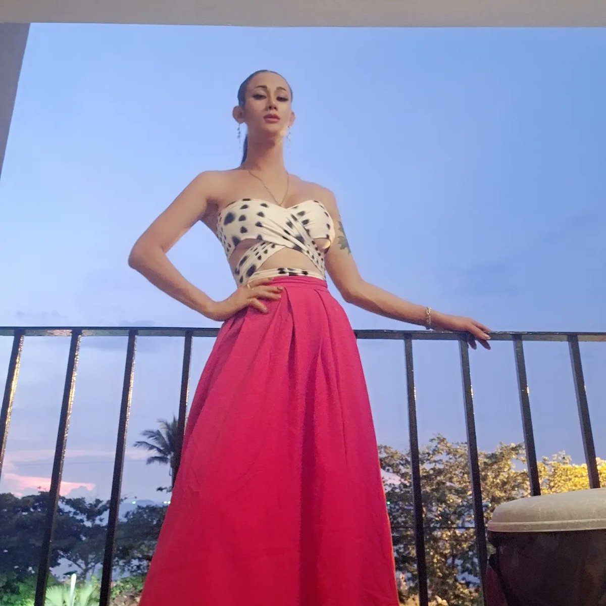 Nookkei hot ladyboy Half Thai Myanmar5989-7824 tweet media
