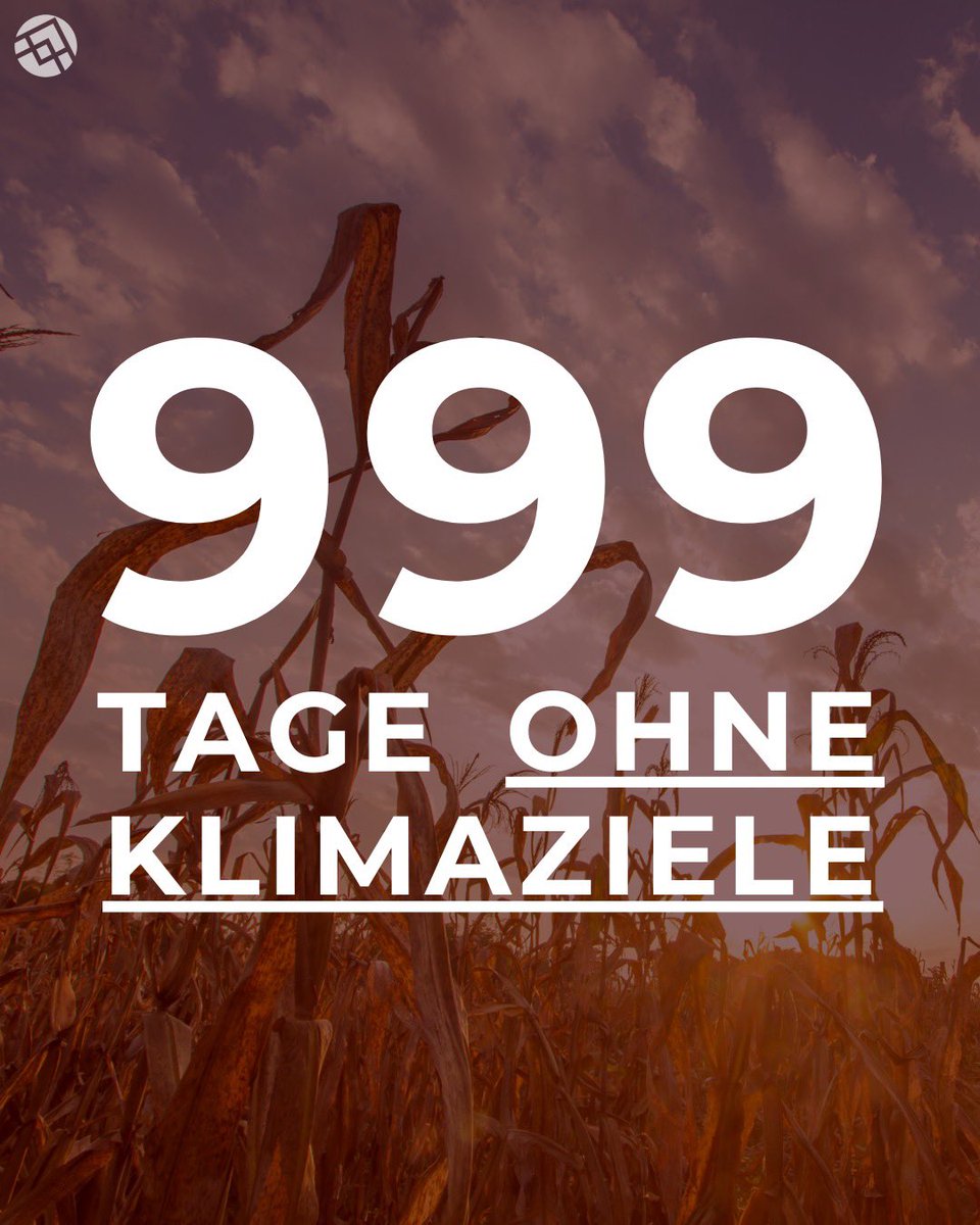 999 Tage ohne Klimaschutzgesetz.

Inmitten der Klimakrise.

#Klimavolksbegehren #Klimaschutzgesetz
