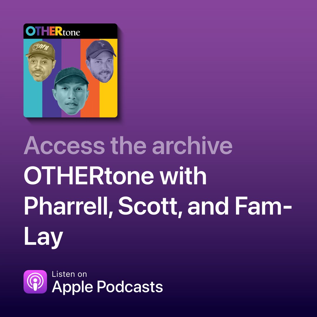 OTHERtone's tweet image. OTHERtone is now available on @ApplePodcasts 🍎 @AppleMusic subscribers can listen to selected episodes in a new way — with the option to follow the show and download shows for offline listening. Check it out at apple.co/othertonepodca…